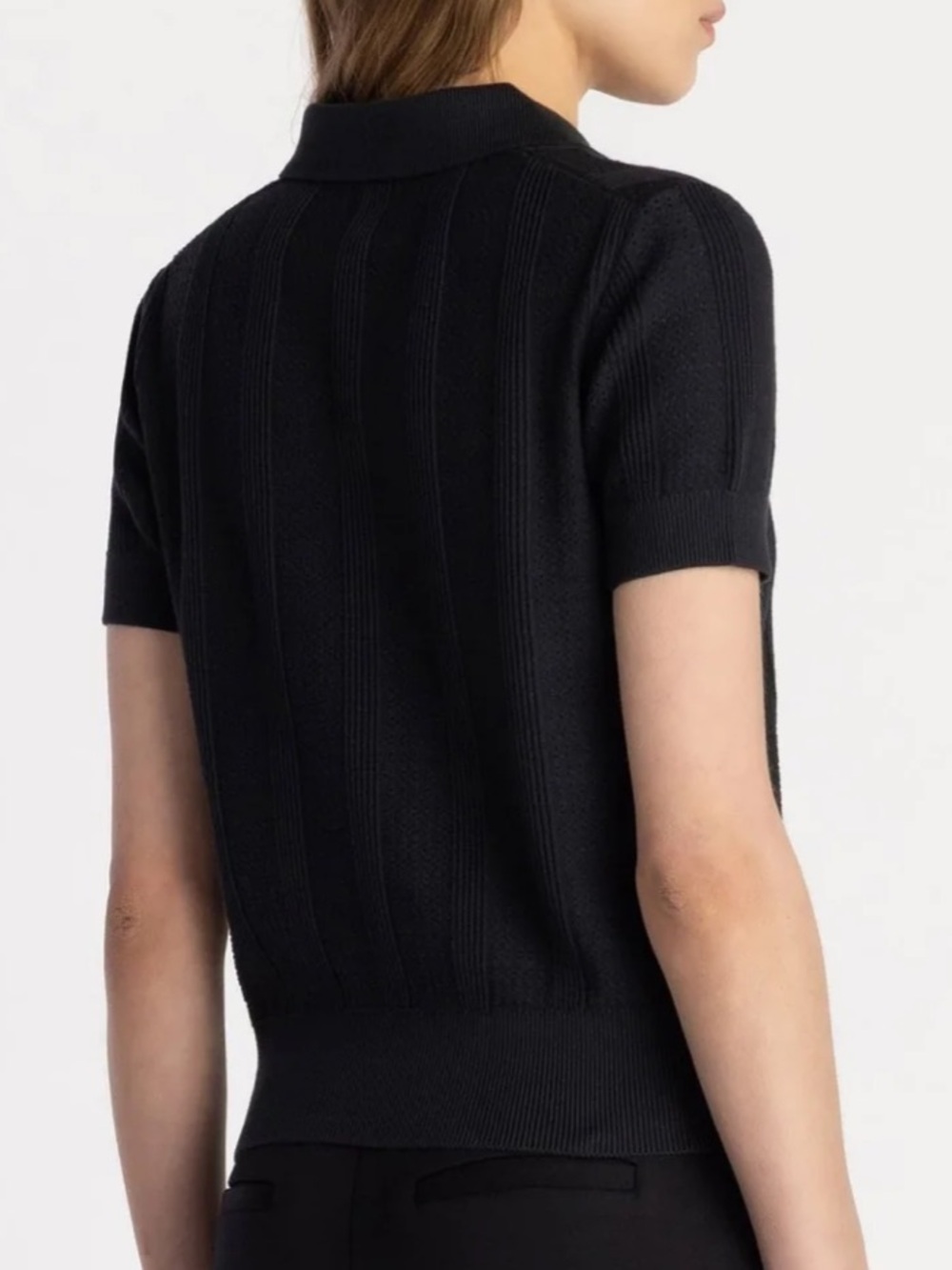 Basic Knit Button Polo - Picture 2 of 4